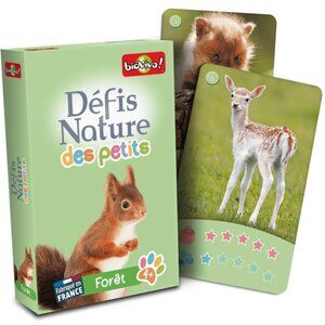 Bioviva Défis Nature des Petits - Forêt French Card Game New in Box Ages 4
